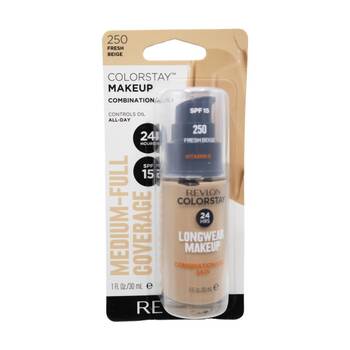 Revlon Longwear Colorstay Foundation 30ml Medium Full Coverage Fresh Beige 250