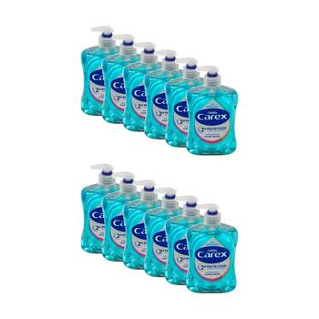 12PK Carex The Original 2h Protection Antibacterial Liquid Hand Wash 500ml