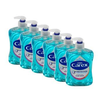 6PK Carex The Original 2h Protection Antibacterial Liquid Hand Wash 500ml