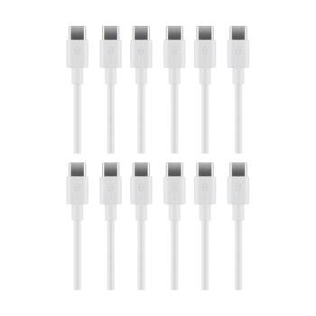 6PK Goobay USB-C to Cable 1M Fast Charging Universal Device Power - White