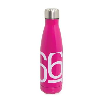 66Fit Stainless Steel Water Bottle Vacuum Insulated 500ml Assorted Colours