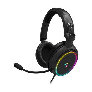 4Gamers C6-100 Multiplatform Compatible Wired Over Ear Gaming Headset 3.5mm Blk