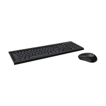 VERBATIM Wireless Keyboard & Mouse Combo Set W/ USB Connection Receiver 2.4Ghz
