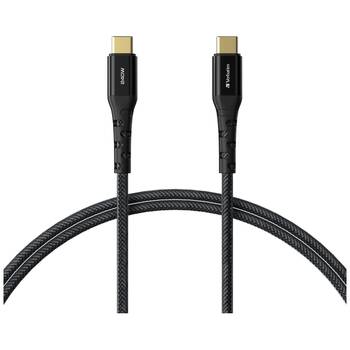 VERBATIM USB-C to 240W Cable Charging Cord W/E-Marker Chip 200cm Black