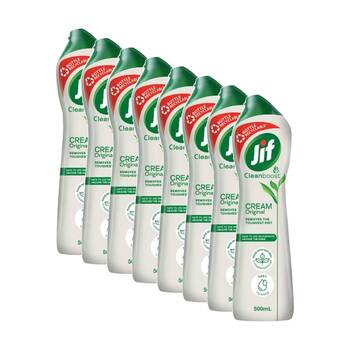 8PK Jif Original Multisurface Cleaning Cream Removes Grime 660mL