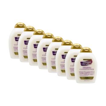 8PK OGX Vibrant Color Vibes Strengthening & Retention Hair Conditioner 385ml
