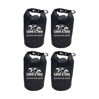 4PK Land & Sea Sports Australia Personal Dry Bag Waterproof Seal 1.5L Black