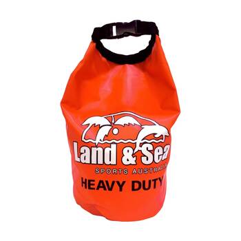 Land & Sea Sports Australia Heavy Duty Dry Bag Roll-Down Clip Seal Bright Red 5L