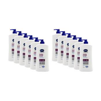 12PK Vaseline Expert Care Visibly Firmer Hyaluronic Acid Body Lotion 550ml