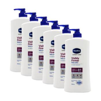 6PK Vaseline Expert Care Visibly Firmer Hyaluronic Acid Body Lotion 550ml