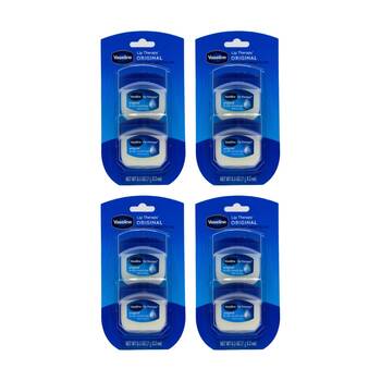 4x 2pc Vaseline Lip Therapy Original Pack Hydrating Balm Smooth Soft Care 7g