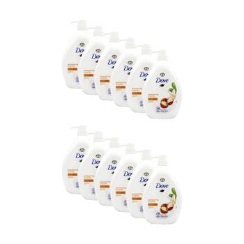 12PK Dove Pampering Softening/Moisturising Body Wash 1000mL Shea Butter/Vanilla