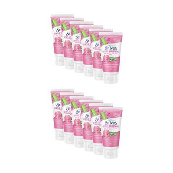 12PK St Ives Scrub Gentle Smoothing Rose Water And Aloe Vera Hand Body 150mL