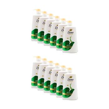 12PK Dove Ultra Care Fall Rescue For Weak Fragile Hair Shampoo Pump Bottle 680ml