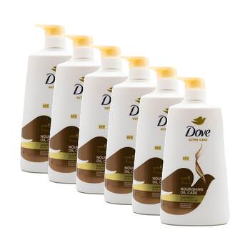 6PK Dove Ultra Care Nourishing Oil Dry Frizzy Hair Anti-Frizz Shampoo 680ml