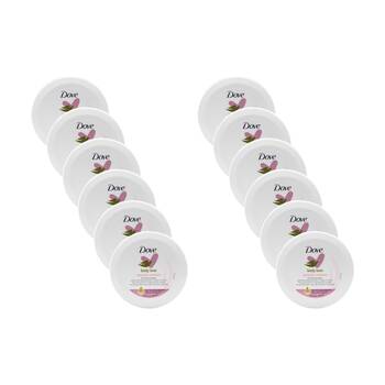 12PK Dove Body-Love Beauty Cream Moisturiser For Face & Body 250ml