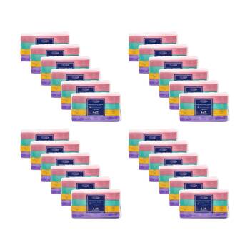 24x 4x60pc Real Care Everyday Facial Tissues 2 Ply Soft Gentle Absorbent 16x16cm