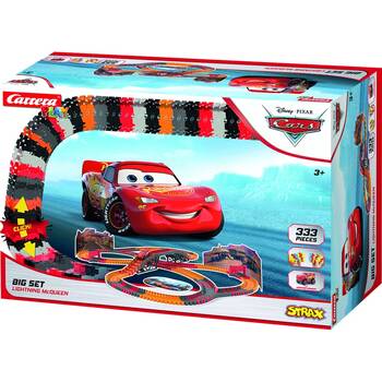 320pc Carrera Strax Disney Pixar Cars Big Set Creative Building Kids 3y+