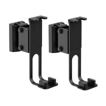 2pc Goobay Speaker Wallmount Sonos One Adjustable Tilt Swivel - Black