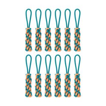 12PK Paws And Claws Rope Chew Pet Dog Toy Durable Knotted Assorted 29cm 110g
