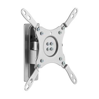 Goobay Carvan TV Mount 80mm 13-32 RV Wall Bracket Full Motion Lock - Silver