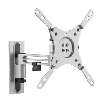 Goobay Carvan TV Mount 230mm 13-32 Lockable Wall Bracket - Silver