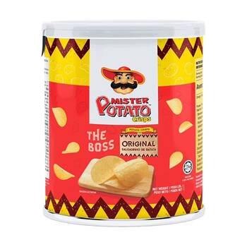 40PK Mister Potato Chips The Boss Original Flavoured Snack 35g Can