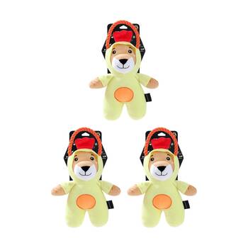 3x Paws And Claws Onesie Plush Pet Dog Chew/Tug/Cuddle Toy 28x20x14cm Assorted
