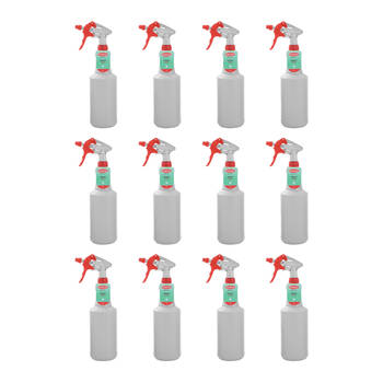 12PK Boxsweden Prime Heavy Duty Durable Refillable Spray Bottle 1L Assorted
