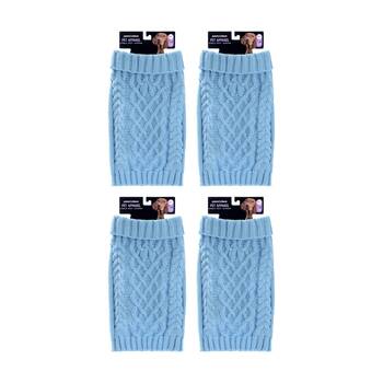 4PK Paws And Claws Pet Dog Cat Cable Knit Jumper Assorted 30 40 50cm