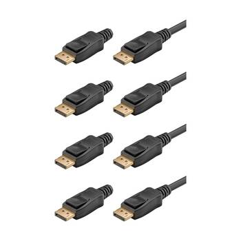 4PK Goobay DisplayPort 2.1 to Display Port Cable 54GB 2M - Black