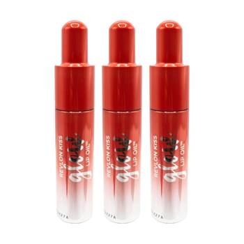 3PK Revlon Kiss Glow Hydrating Lip Glossy Finish Oil 6ml MV Peach