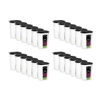 24PK Lemon And Lime Food Keeper Reusable Container Organiser 500ml 10x7.5x13.6cm
