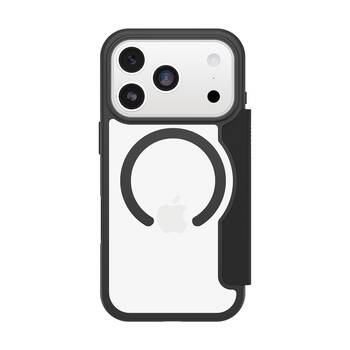 OtterBox React Folio MagSafe Mobile Phone Case for iPhone 17 Pro Black Crystal