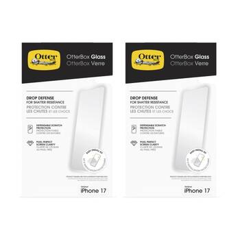 2PK OtterBox Mobile Phone Smartphone Screen Protector for iPhone 17 Glass