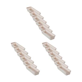 18PK Boxsweden Diamond Tray Home Organiser Storage Container 33x11x6.5cm