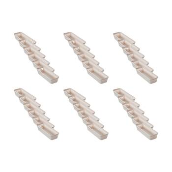 36PK Boxsweden Diamond Tray Home Organiser Storage Container 33x11x6.5cm
