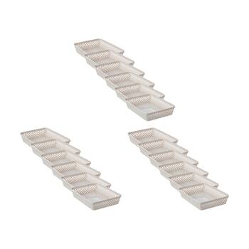 18PK Boxsweden Diamond Tray Home Organiser Storage Container 33x24x6.5cm