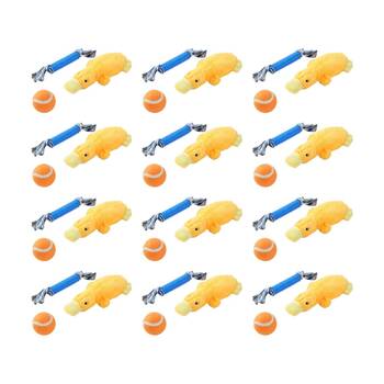 12x 4pc Paws And Claws Pet Dog Toys Plush Rope TPR Baton Ball Assorted