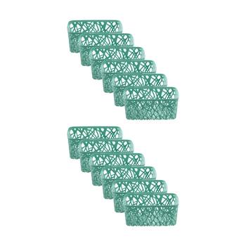 12PK Boxsweden Vine Basket Home Organiser Storage Container Assorted 5.5L