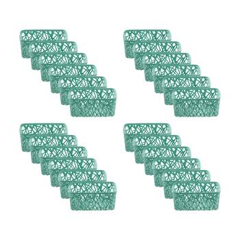 24PK Boxsweden Vine Basket Home Organiser Storage Container Assorted 5.5L