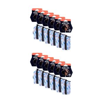 12PK Paws And Claws Pet Dog Park Life Waste Bag Holder Neoprene Asst 9.5x5x5cm