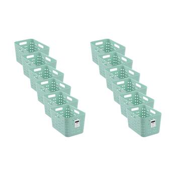 12PK Boxsweden Aeris Basket Home Organiser Storage Container Assorted 4.5L
