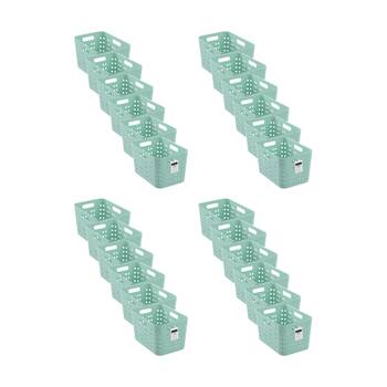 24PK Boxsweden Aeris Basket Home Organiser Storage Container Assorted 4.5L