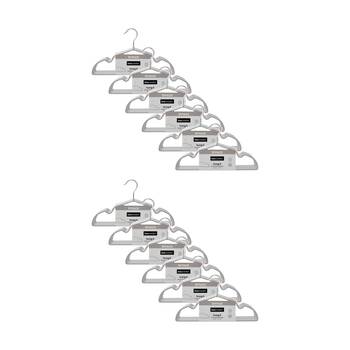 12PK 10PK Boxsweden Hangit Suede Kids Wardrobe Clothes Hangers 30cm Non-Slip