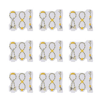 12x 3pc Paws And Claws Pet Dog Rope Rubber Tuggers Toy Set 50cm 37cm 33cm