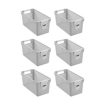 6PK Boxsweden Lite Basket Home Organiser Storage Container Assorted 5.8L