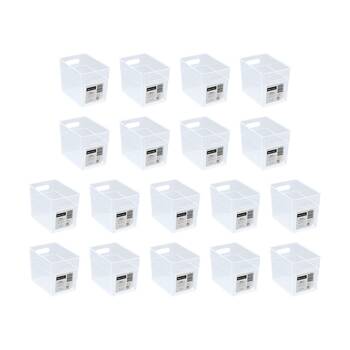 18PK Boxsweden Nova Home/Office Plastic Storage Container 2.3L 18x12.5x14CM