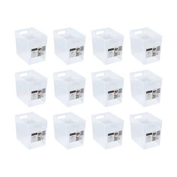 12PK Boxsweden Nova Home/Office Plastic Storage Container 4L 20x14.5x18cm