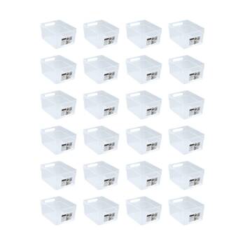 24PK Boxsweden Nova Home/Office Plastic Storage Container 7L 28x22.5x14.5cm